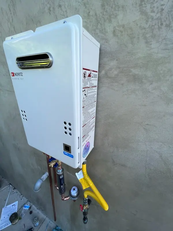 Tankless water heater installation for Santa Rosa homes